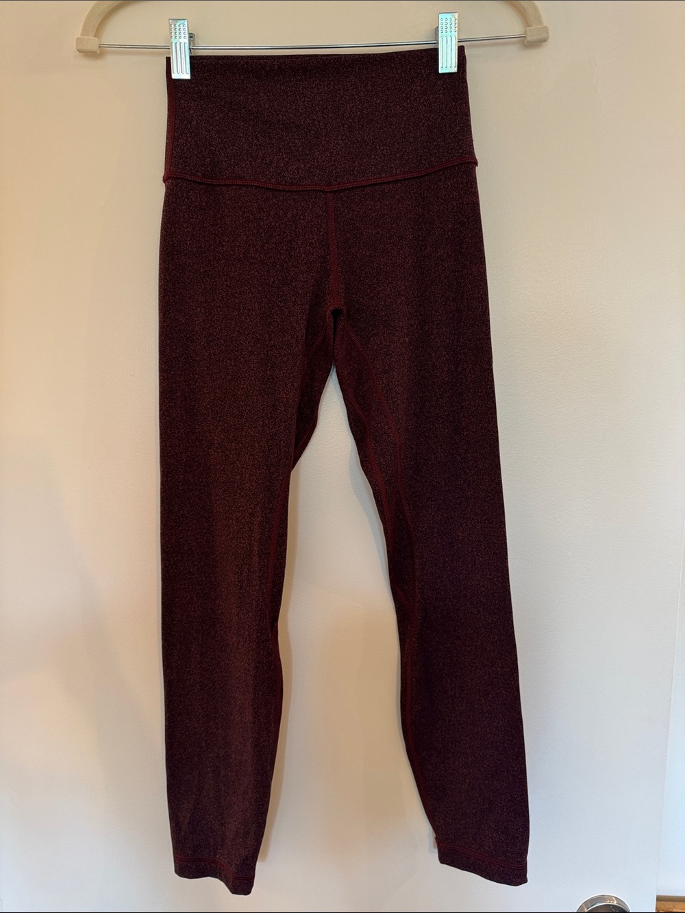 lululemon athletica Align 25” inseam Burgundy pattern Leggings